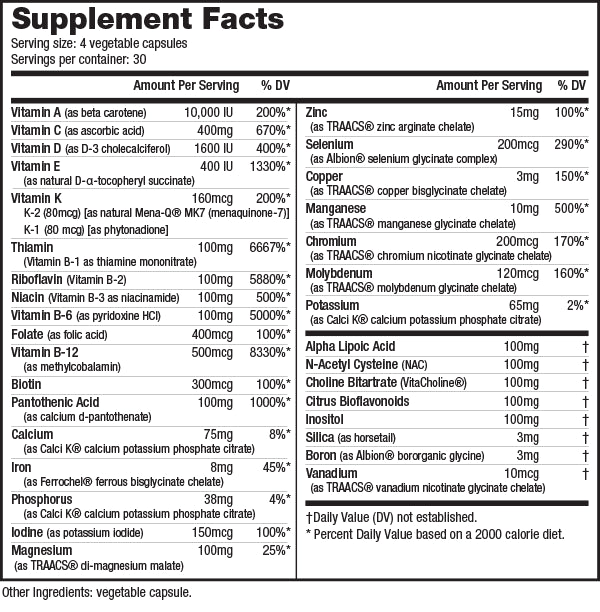 NutraBio MultiSport for Men